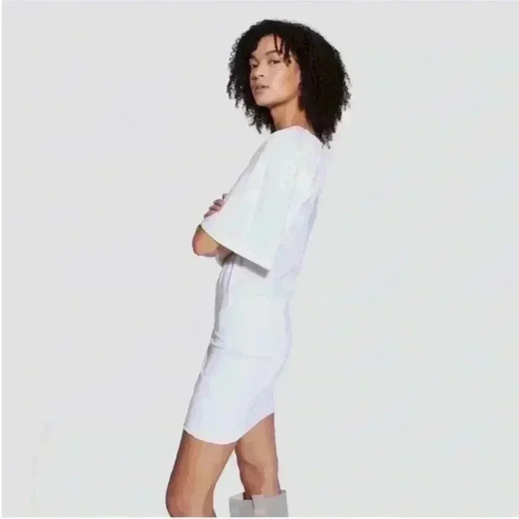 IRO Dresses & Skirts - IRO Womens Palmero 3/4 Sleeve Boat Neck Mini Dress in White. Size Small